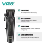 ماشین اصلاح موی سر و صورت شارژی وی جی ار مدل V-197 - Image 2