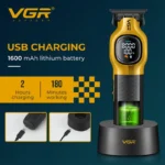 ماشین اصلاح موی سر و صورت شارژی وی جی ار مدل V-886T - Image 2
