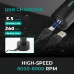 ماشین اصلاح موی سر و صورت وی جی ار مدل v-977 - Image 6